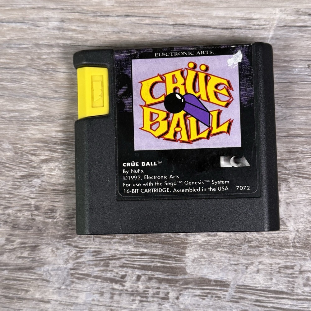 Crue Ball (Sega Genesis, 1992) TESTED